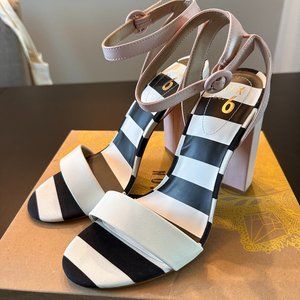 Mix No. 6 Light Pink and White heels